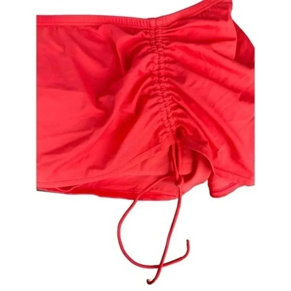 Swim By Cacique Womens‎ Elastic Waist Cinched Sides Pull-On Shorts Pink Size 22 - Picture 2 of 3